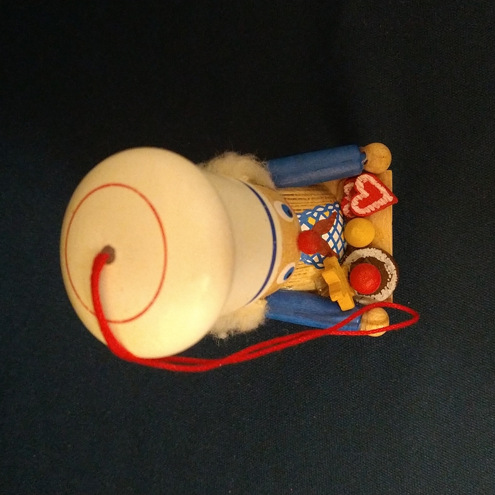 Vintage Steinbach Baker Wood Christmas Ornament - Picture 2 of 5